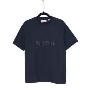 ESSENTIALS FOG Fear of God SS20 Boxy Tee Black Matte Logo Cotton Men's S